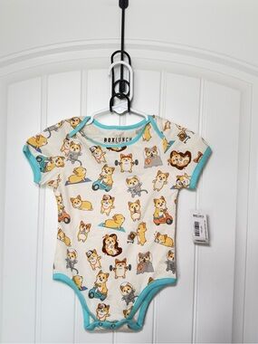 Boxlunch 12 Months Exclusive Corgi Doin Things Infant Bodysuit